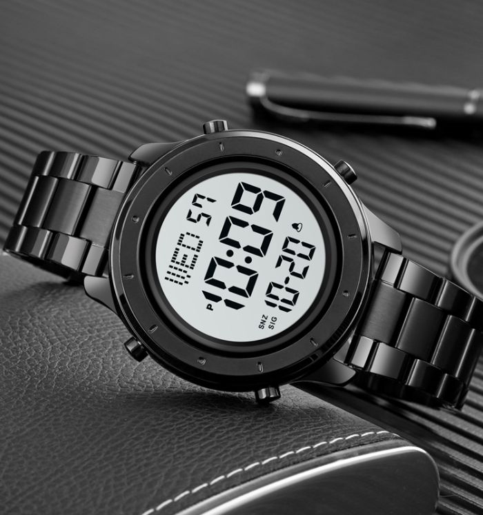 Skmei 1864SBKWT Black-White Steel