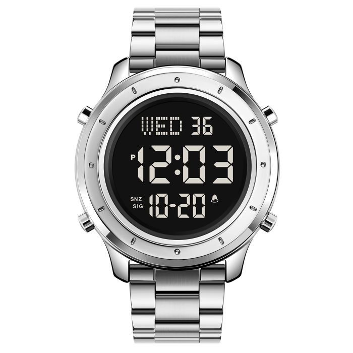 Skmei 1864SGSIBK Silver-Black Steel