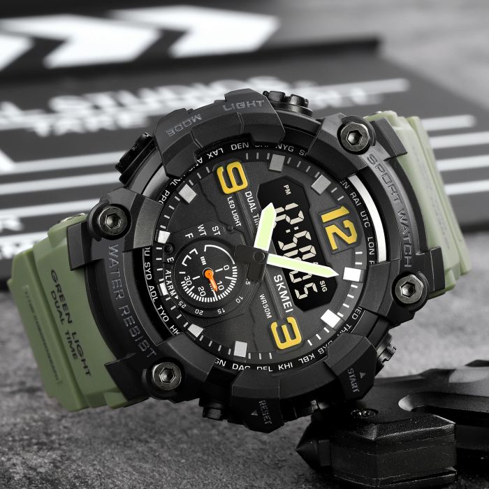 Skmei 1965AG army green.