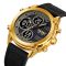Skmei 1975LGDBK Gold-Black Leather