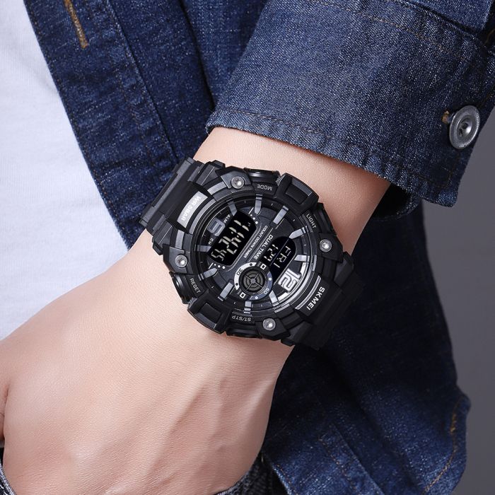 Skmei 2018BKWT Black-White