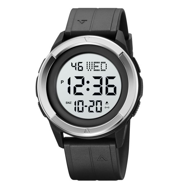 Skmei 2047BKWT Black-Silver