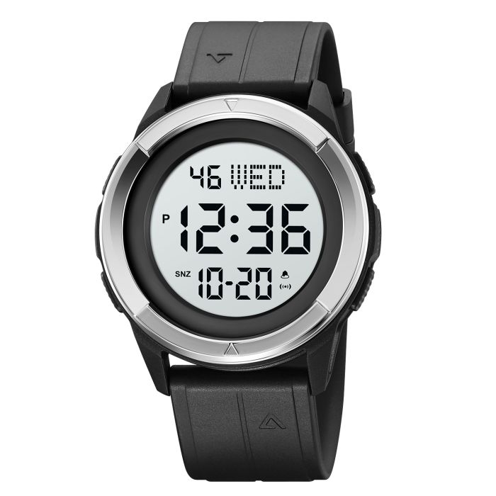 Skmei 2047BKWT Black-Silver