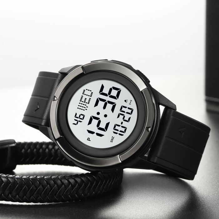 Skmei 2047BKWT Black-Silver
