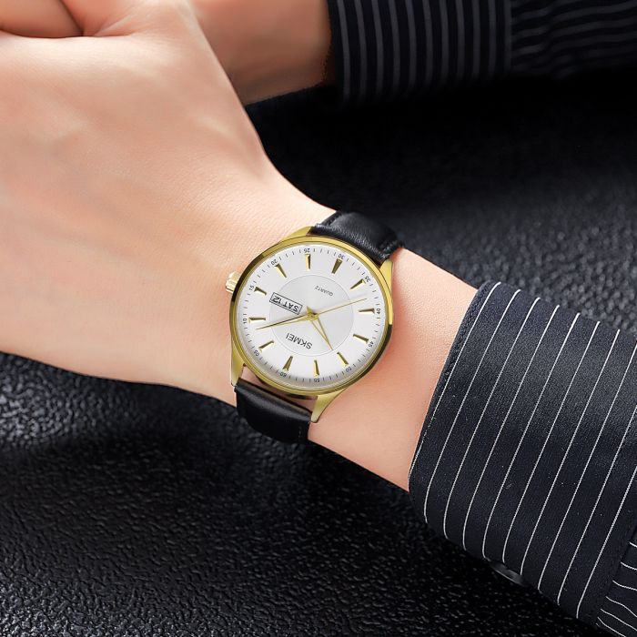 Skmei 2075GDSI Gold-Silver