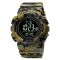 Skmei 2077AGCM Army Green Camo+Compass STOPPED