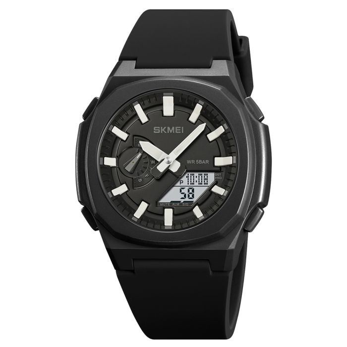 Skmei 2091BKWTWT Black-White White