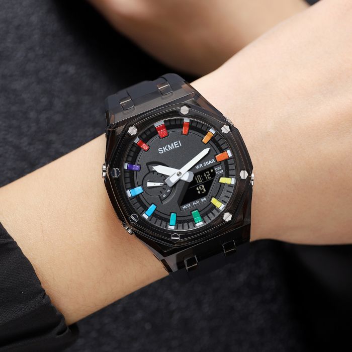 Skmei 2100BKWT Black-White SALE