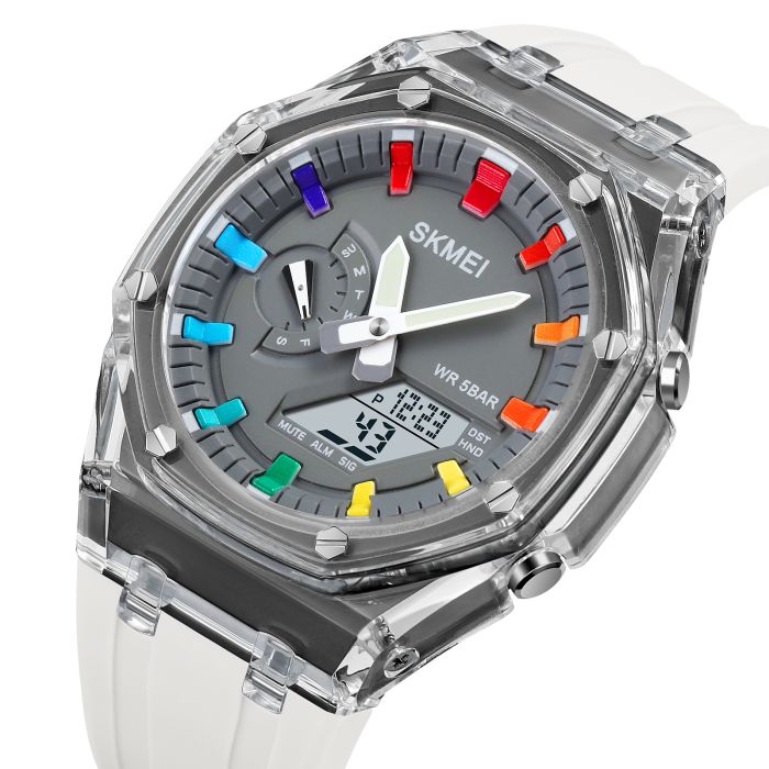 Skmei 2100WTGY White-Grey SALE