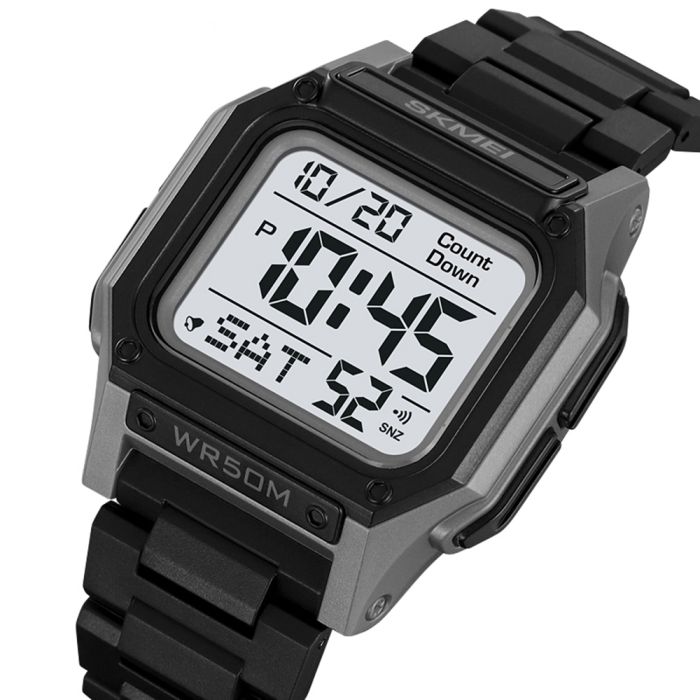 Skmei 2264BKGYWT Black-Grey-White