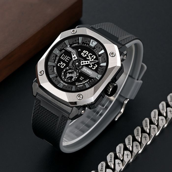 Skmei 2272SIBK Silver-Black SALE