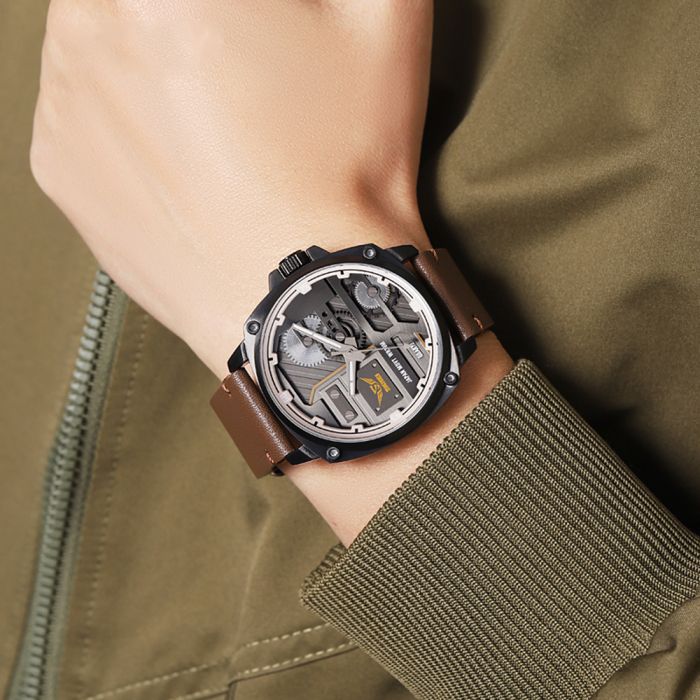 Skmei 2289BKBN Black-Brown