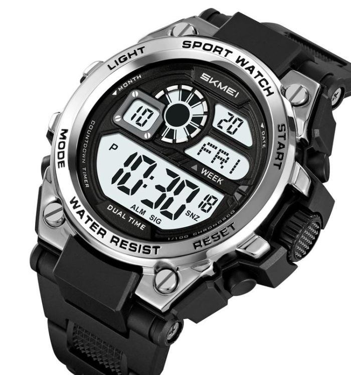 Skmei 2318BKSI Black-Silver