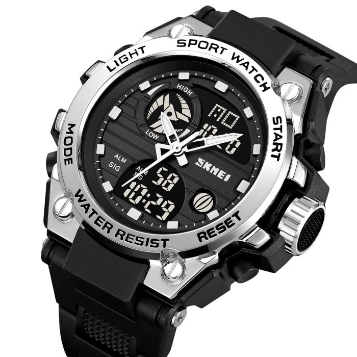 Skmei 2360BKSI Black-Silver