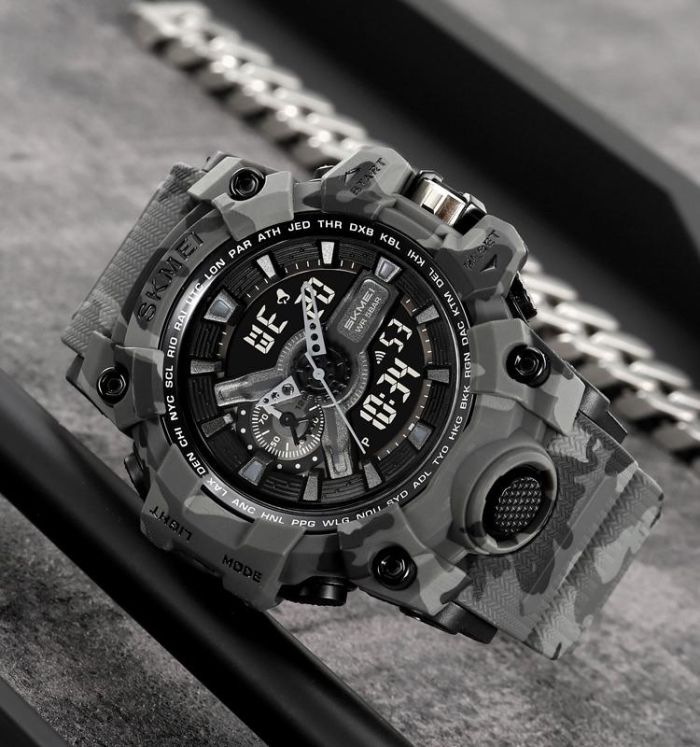 Skmei 2396CMGY Camo Grey