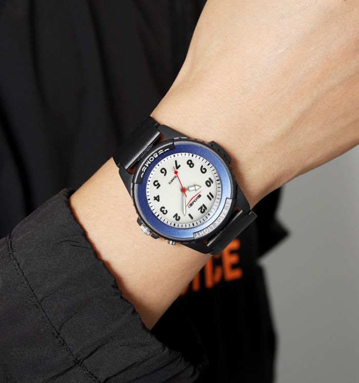 Skmei 2433BKBU-AC Black-Blue Namber