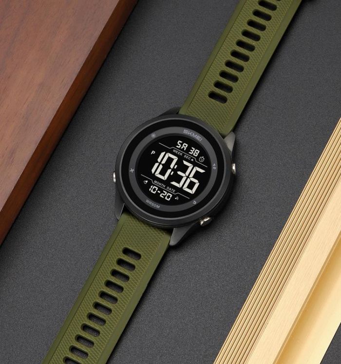 Skmei 2498PAGWT Army Green-Wnite