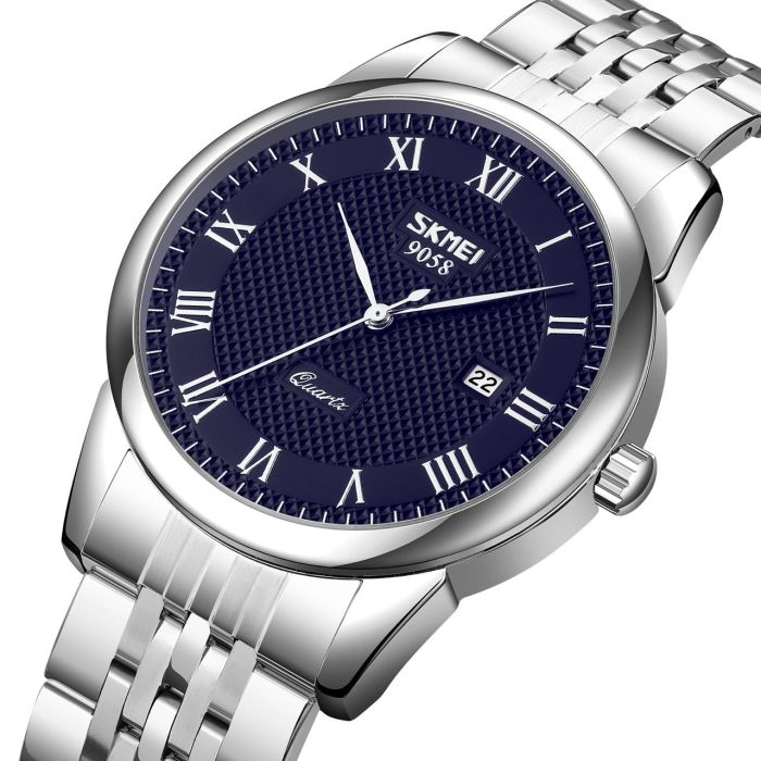 Skmei 9058SBU-S Silver-Blue