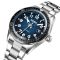 Skmei 9232SSIBU Silver/blue-steel strap