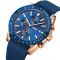 Skmei 9253PRGBU Rose Gold-Blue Sil