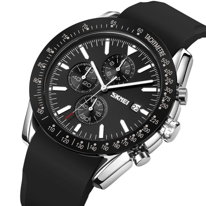 Skmei 9253PSIBK Silver-Black Sil