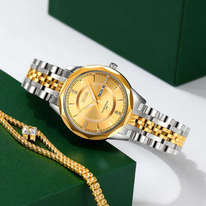 Skmei 9264TGDGD Silver/Gold-Gold