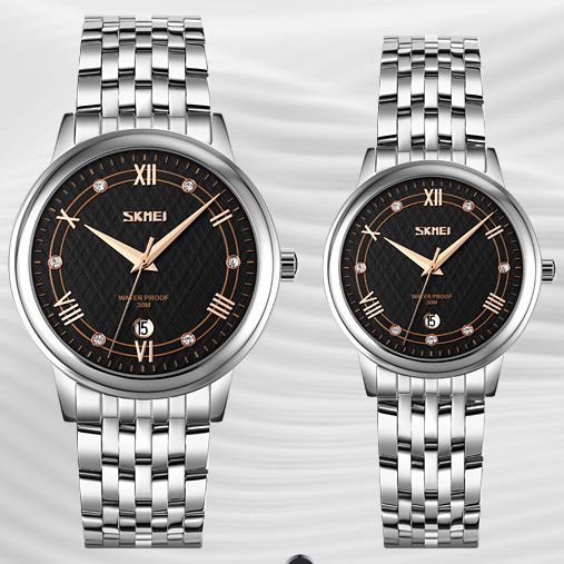 Skmei 9272SIBK-B Silver-Black Men