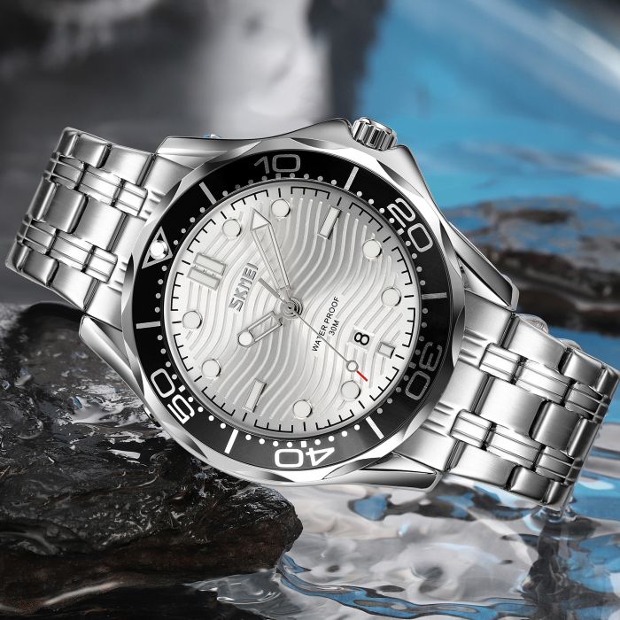 Skmei 9276SSISI Silver-Silver Steel Strap