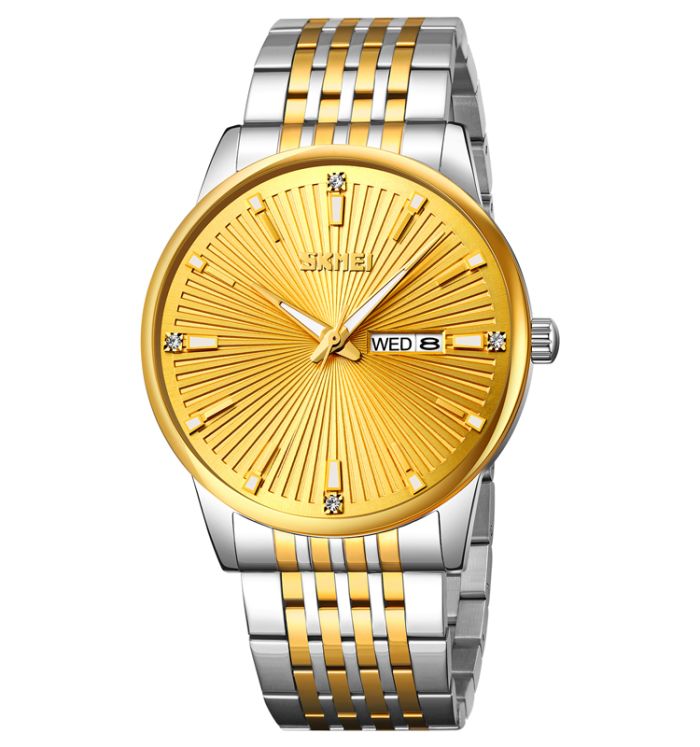 Skmei 9323TGDGD Silver/Gold-Gold