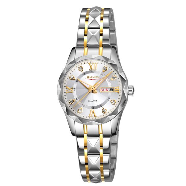 Skmei 9370TGDSI Gold-Silver
