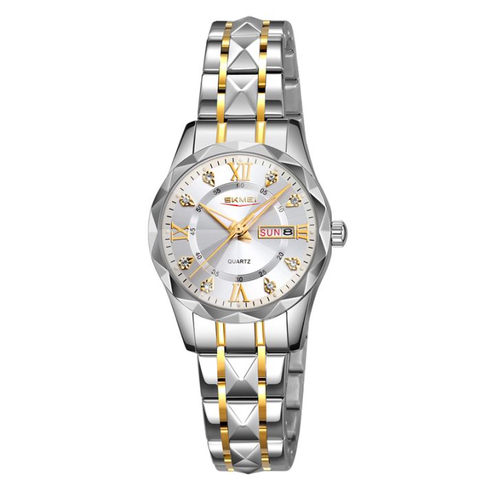Skmei 9370TGDSI Gold-Silver