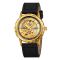 Skmei M035LGDBK Gold-Black Leather