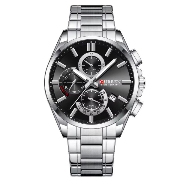 Сurren 8475 Silver-Black