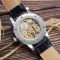 Winner 8008 Diamonds Automatic Black-Silver