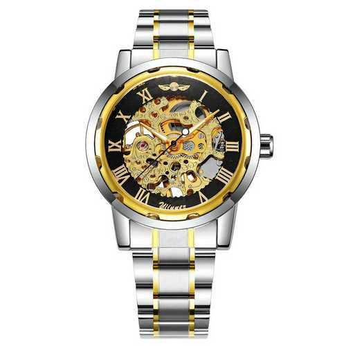 Winner 8012 Automatic Silver-Black-Gold