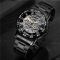 Winner 8012 Diamonds Automatic Black-Silver