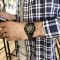 Winner 8012 Diamonds Automatic Black-Silver